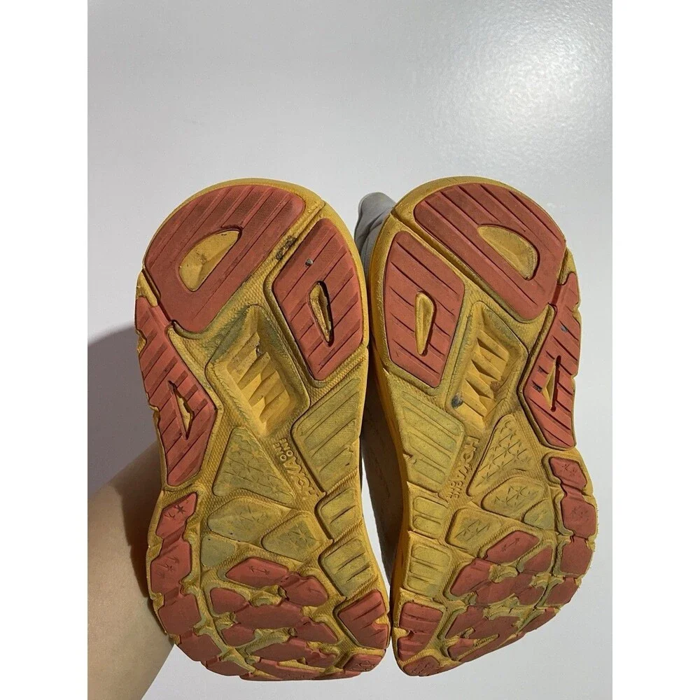 Hoka One One Arahi 6 Running Shoes Womens 9B Orange‎ Athletic Workout Sneakers